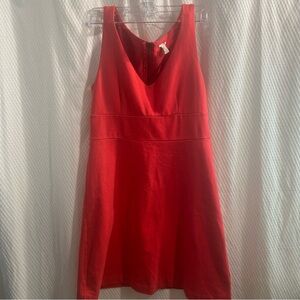 J. Crew Deep V neck A line dress
